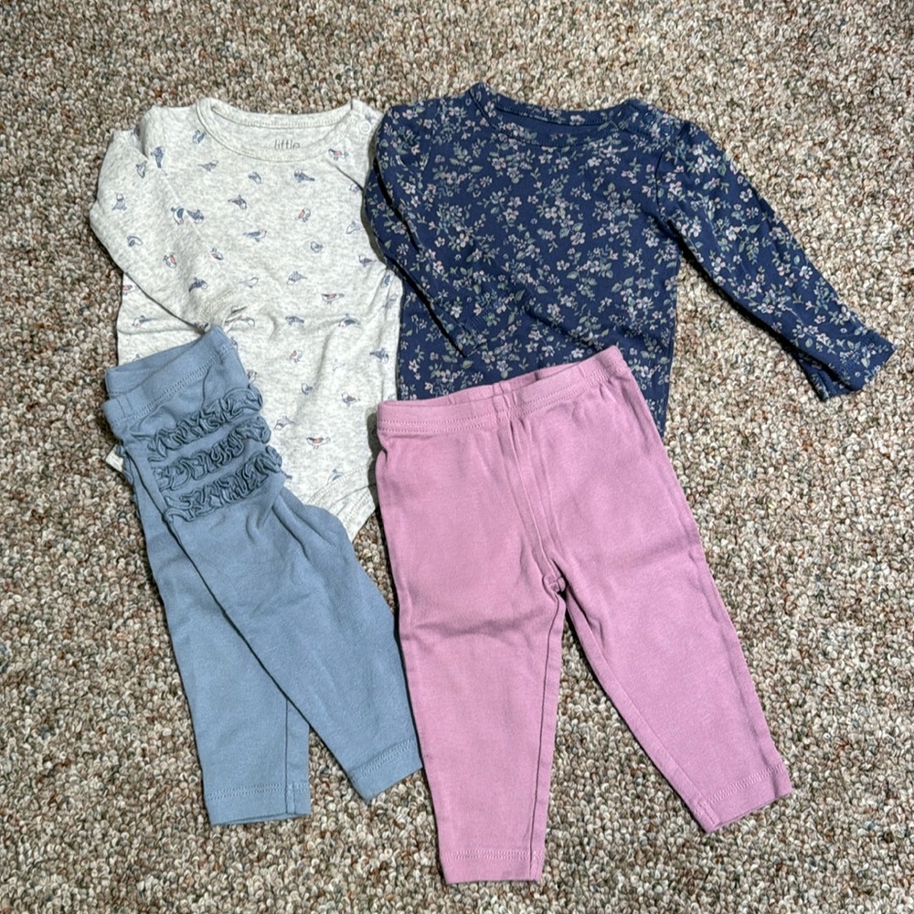 Baby girl lot - 8 outfits - MIX & MATCH - 3-6M - EUC
